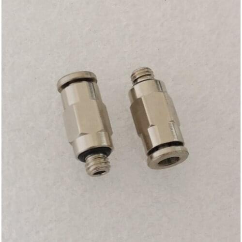 5pcs 3D Printer Pneumatic Connectors APCT4-M5 All Metal Fittings Long Distance For 4mm PTFE Tube Quick Coupler Joint Connector