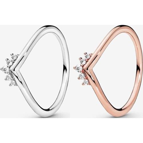 AETEEY Rings With Cubic Zirkonia For Women