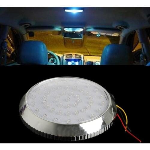 Car-Styling Car Vehicle 12V 46-LED Interior Indoor Roof Ceiling Dome Light White Lamp Interior Lights New for LED