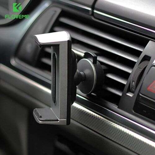 FLOVEME Air Outlet Car Phone Holder for iPhone 8 7 6 PLUS Xiaomi Car Rotatable Phone Vehicle Mounted Lazy Man Universal Bracket