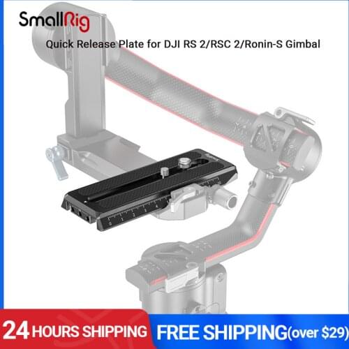 SmallRig Manfrotto Quick Release Plate for DJI RS 2/RSC 2/Ronin-S Gimbal 3158B
