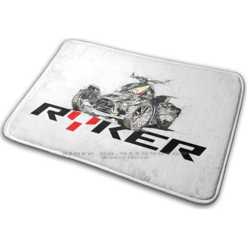Can-Am Ryker Sketch Mat Rug Carpet Anti-Slip Bedroom Entrance Door Mat Can Am Ryker Motorcycle 3wheel 3wheels Canam