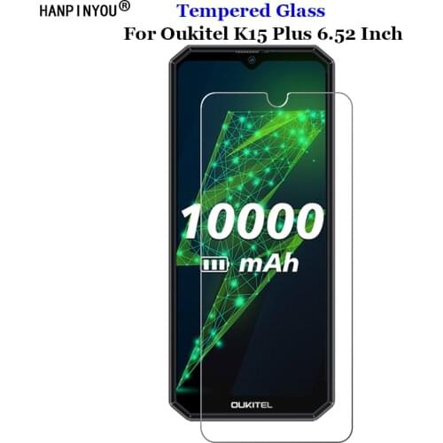For Oukitel K15 Plus 6.52" Clear Tempered Glass 9H 2.5D Premium Phone Screen Protector Protection Film