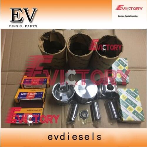 For yanmar 3D66E 3TN66 3TNE66 3TNA66 piston+ring+Liner+bearing kit+engine gasket