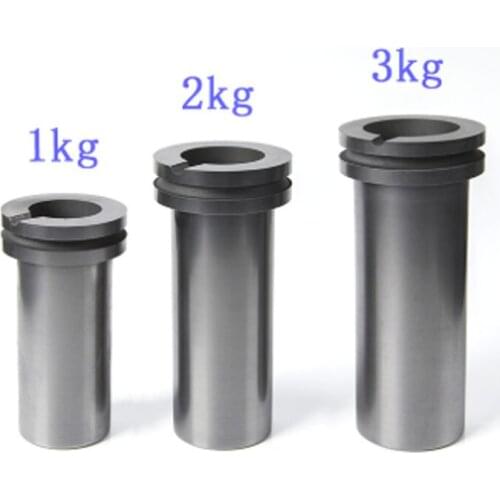 1KG/2KG/3KG Graphite crucible Gold Sliver Melting Furnace accessories Jewelry melting crucible Jewlery casting tools Capacity