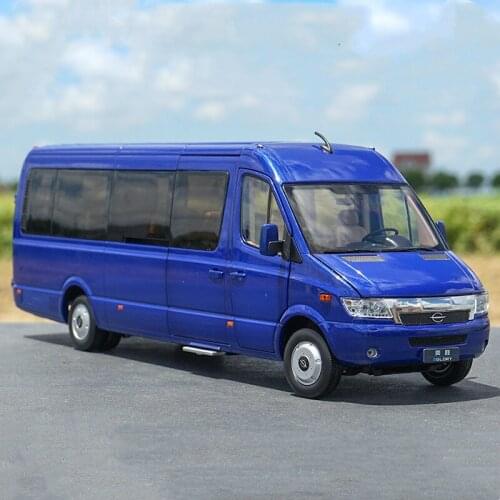 1/24 metal alloy die-casting business bus simulation car model adult collection childrens toy gift display
