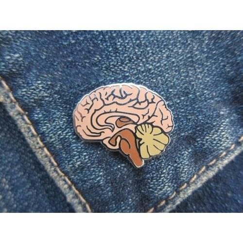 Brain Soft Enamel Lapel Pin Brain, Stroke, Medical and Anatomy, Neurology Pins for Doctors and Nurses