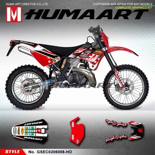 HUMAART Personalized Graphics Dirt Bike Stickers for Gas Gas EC 125 200 250 300 2002 2003 2004 2005 2006 FSE 400 450