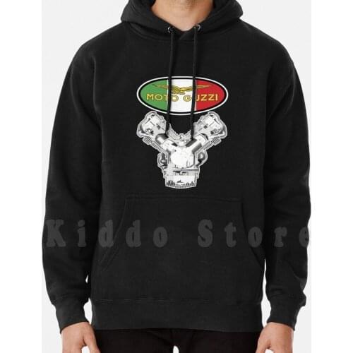 Vive La Guzzi hoodie long sleeve Moto Guzzi California Corsa Griso Le Mans Mille Norge Stelvio V50 V7 V75 V10 V11
