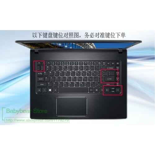 Laptop 14 Inch Keyboard Cover Protector For Acer Aspire E5 475 475G E5-422 E5-473G E5-432G K4000 Es1-42 N15C1 S3 Es1-433 Tmtx40