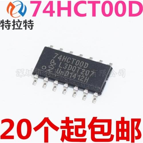 10pcs/lot 74HCT00 74HCT00D SN74HCT00DR Sop-14
