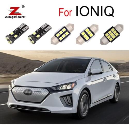 12pcs Canbus Car LED Interior Bulb Indoor Dome Light Kit For Hyundai Ioniq Electric Hybrid EV Plug-in 2016 2017 2018 2019 2020