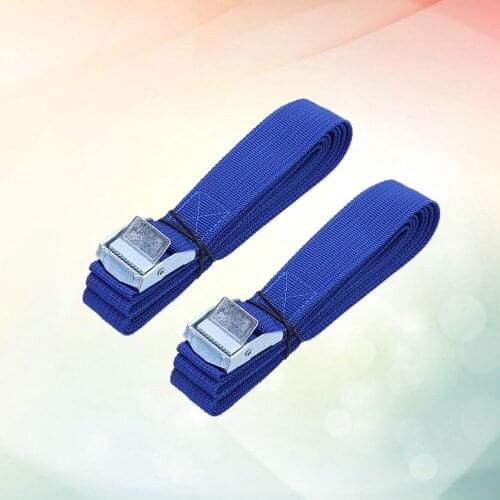 2 Pcs Lashing Straps with Buckle Nylon Quick Release Lashing Straps for Cargo Tie Down Car Roof Rack Luggage Kayak Carrier Movin