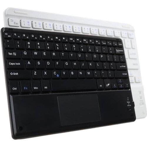 7/9/10 Inches Wireless Bluetooth Lightweight Keyboard with Touchpad Cellphone Tablet Laptop Keyboard Portable Travel Home Office