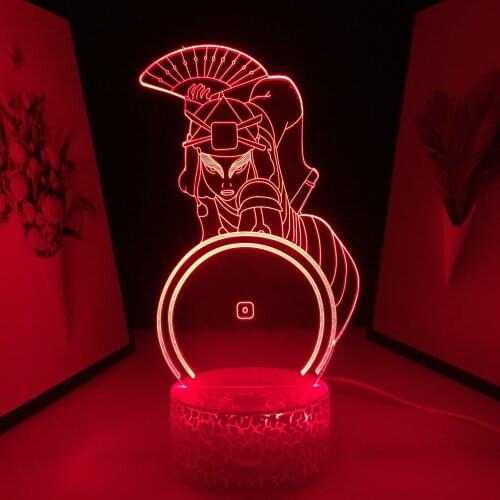 Avatar The Last Airbender Ainme Suki 3D LED Lamp for Kids Birthday Gift Home Bedroom Decor Lamp Manga Acrylic Room Table Light