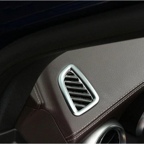 For Mercedes Benz GLC 200 260 300 2015 2016 2017 Car Accessories ABS Chrome Dashboard Outlet Vent Frame Trim Stickers New