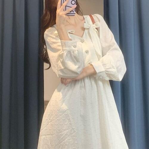 Bella New Summer Kawali Fairy Dress Women Elegant Sweet Designer Midi Dress Female Party Casual Holiday Harujuku Korean Dress