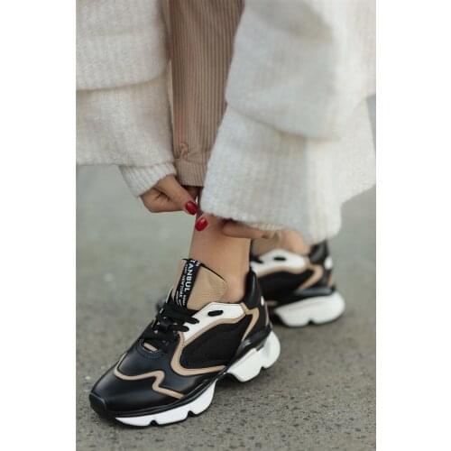 Mio Gusto From Febris Taba Blocky Black Sneaker