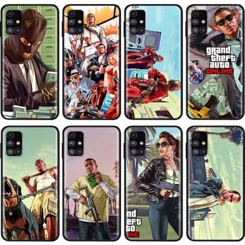 Gta 5 Grand Theft Auto V For Samsung Note 20 10 8 9 M02 M31 S M60S M40 M30 M21 M20 M10S F62 M01 Ultra Pro Plus Phone Case