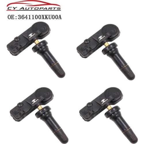 4 PCS Tire Pressure Sensor TPMS Sensor For Great Wall Haval H2 3641100XKU00A 3641100XSZ08A