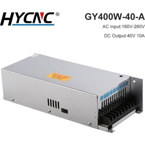 GY400W-40-A Switching Power Supply 40V 10A 400W Nema 23 Stepper Motor Power Supply Drive CNC Laser Engraving And Cutting Machine