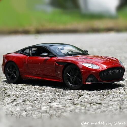 WELLY 1:24 Aston Martin DBS Superleggera alloy car model crafts ornaments collection toy tool gift die-casting model gift
