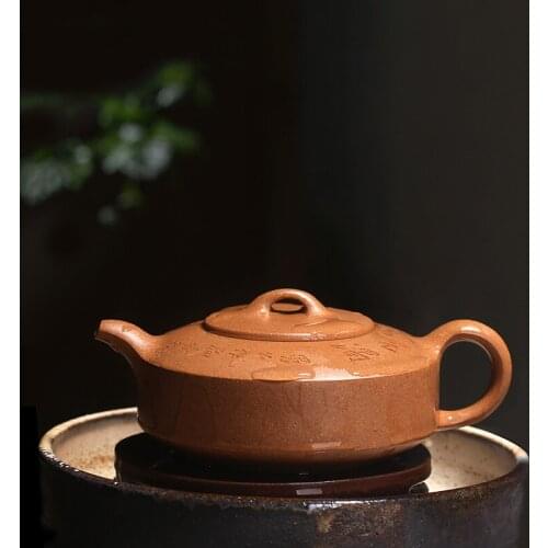 Monohydrate hall yixing undressed ore recommended tea pure manual and old section of the mud, flat collection jars