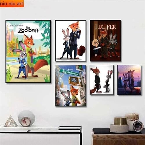 5D DIY Disney Anime Crazy Animal City Movie Full Diamond Embroidery Diamond Mosaic Cross Stitch Kits Room Decoration Disney