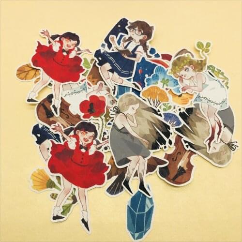 36pcs Handbook Spring Sticker Pack girls Planner Albums Decorate/Notebook DIY stickers scrapbooking kawaii stationary