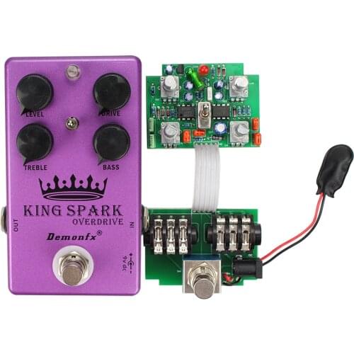 NEW Demonfx King Spark Overdrive Guitar Effect Pedal Overdrive With True Bypass