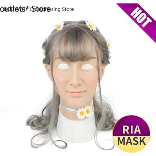 Silicone Mask Transgender Silicone Shemale Artificial Skin Cosplay Women Crossdresser Latex Dress for Male Sexy Party Supplies