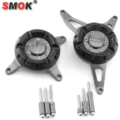 SMOK Motorcycle CNC Aluminum Alloy Left Right Engine Protective Guard Cover For Honda CB650F CBR650F 2014 2015 2016 2017 2018