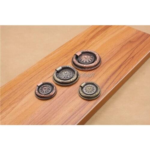Vintage Antique Cabinet Knobs Retro Bronze Drawer Pulls Furniture Hardware