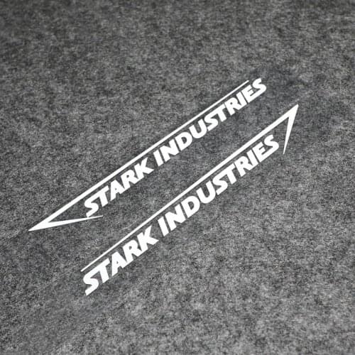NO.S199 Captain Shield Stark Industries Reflective Car Stickers and Decals Motorcycle Motorbike Stickers