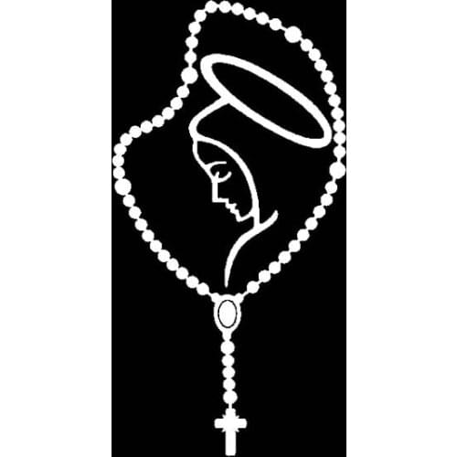 Pearl Jesus Car Accessories Window Bumper Motorcycle Stickers Decal Suitcase Laptop Helmet Skateboard Sticker 8.3CM*17.8CM