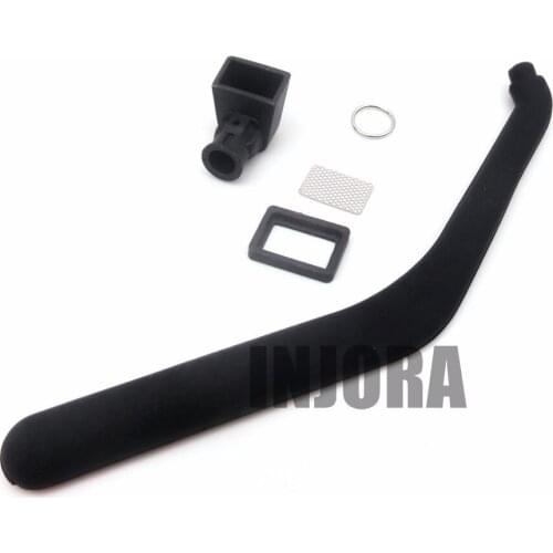 1PCS Black Soft Rubber Safari Snorkel for 1:10 scale RC Rock Crawler Axial SCX10 II 90046 90047 Car Parts