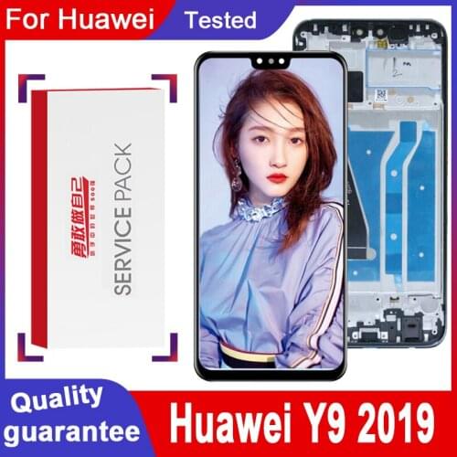10 PCS/LOT Original 6.5'' 10-Touch LCD Display For Huawei Y9 2019 LCD Touch Screen Digitizer Assembly JKM-LX1 JKM-LX2 JKM-LX3