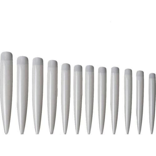 120pcs Long Tip False Nails Non-trace Nail Plates Manicure Nail Pieces Manicure Supplies Holiday Gift
