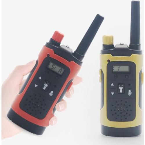 2pcs Toy Walkie Talkies Long Distance Handheld Wireless Intercom Phone LCD Display Electronic Children Kids Gifts