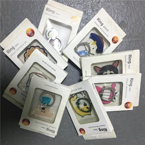 20pcs/lot Mobile Phone Ring Holder Telephone Support Accessories Phone Finger Stand Holder For iphone 7/6p/X