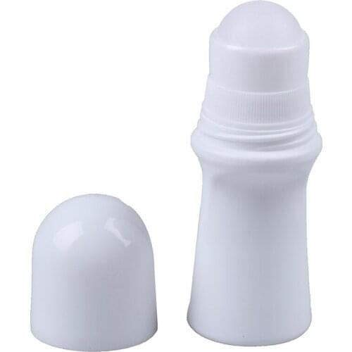5/2/1PCS 30ml Plastic Roll On Bottle White Deodorant Container Essential Oil Perfume Empty Tube Hot Sale