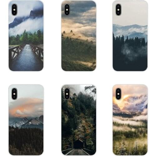 Accessories Phone Cases Covers Mountain Forest Clouds For Huawei Honor 4C 5C 6X 7 7A 7C 8 9 10 8C 8S 8X 9X 10I 20 Lite Pro