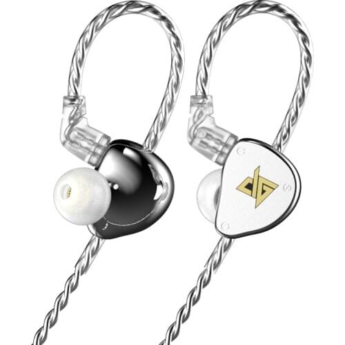 AUGLAMOUR F300 Light metal HiFi Earphone in-ear high-sound quality hanging ear universal earplugs