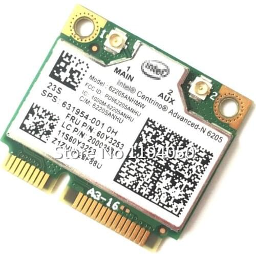 Intel Centrino Advanced-N 6205 62205HMW 6205AGN Wireless 300Mbps Wifi Card For X220 T420 T520 60Y3253 8570 8460 631954-001