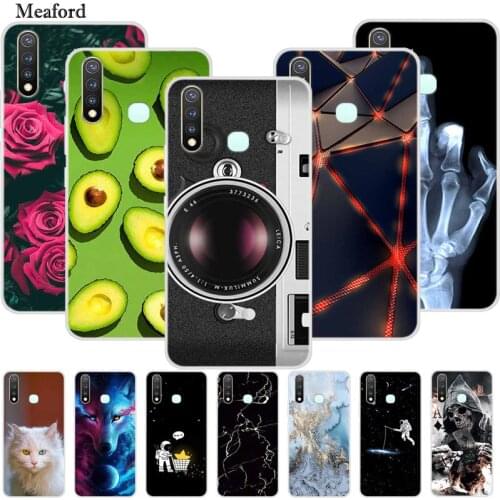 For Vivo 1915 / Y19 /U3 Case Bumper Silicone TPU Soft Back Cover For Vivo Y19 Y 19 VivoY19 Case Cartoon fundas on Vivo1915 Coque