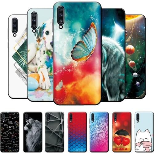For Samsung Galaxy A70 Case Phone Case For Samsung A70 Silicone Soft TPU Back Cover Case For Samsung A70 A 70 Bumper Butterfly