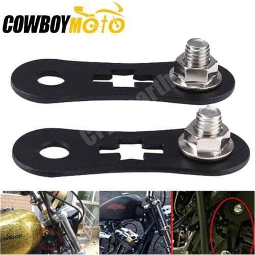 Motorcycle Black Tank Riser Bracket Extension Lift Kits 44mm For 1986 1987-2017 Harley Sportster XL 883 1200 DYNA Iron 48 72