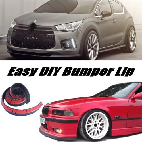 Bumper Lip Deflector Lips For Citroen DS4 DS 4 Front Spoiler Skirt For Car Tuning View / Body Kit / Strip