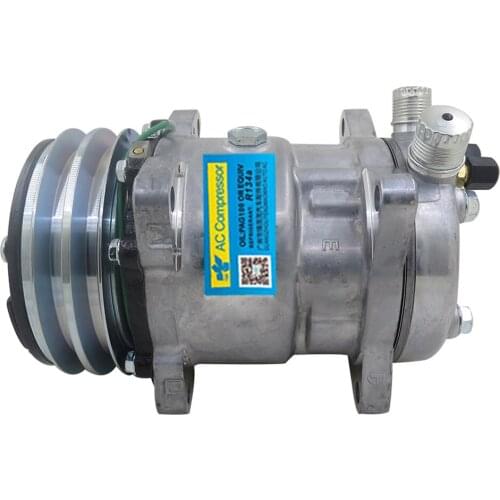 AC Compressor For Engineering Vehicle Refrigerated Truck SD508 5S14