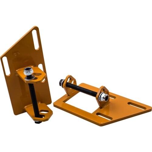 Motor Swap Mount Brackets Adapter Kits for S10 S15 2WD SBC Base Engines V8 Gold